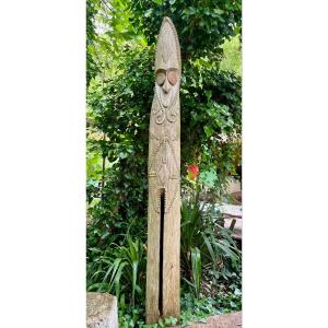 Slit Drum Espiritu Santo Vanuatu Oceania Tribal Art