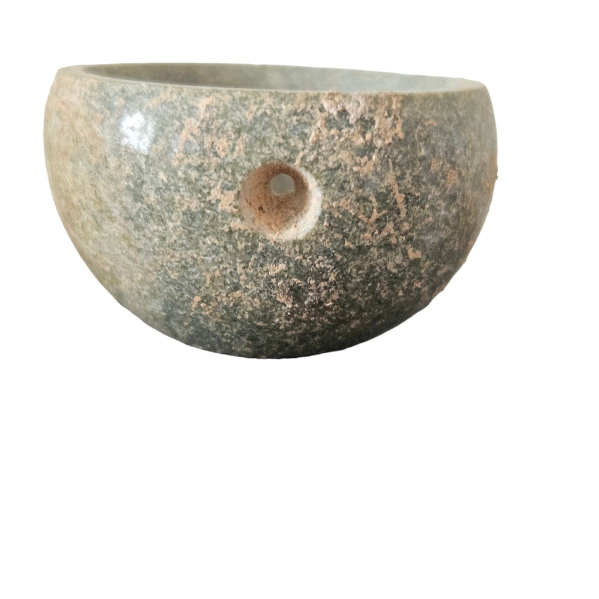 Olmec Jade Half Spherical Bead-photo-3
