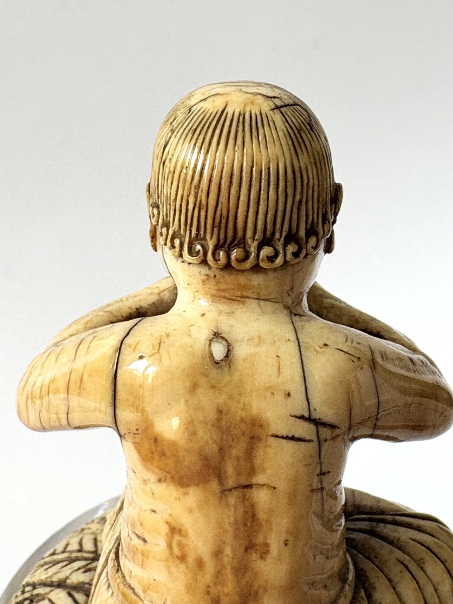 Netsuke Depicting An Islander From The Southern Islands-photo-1