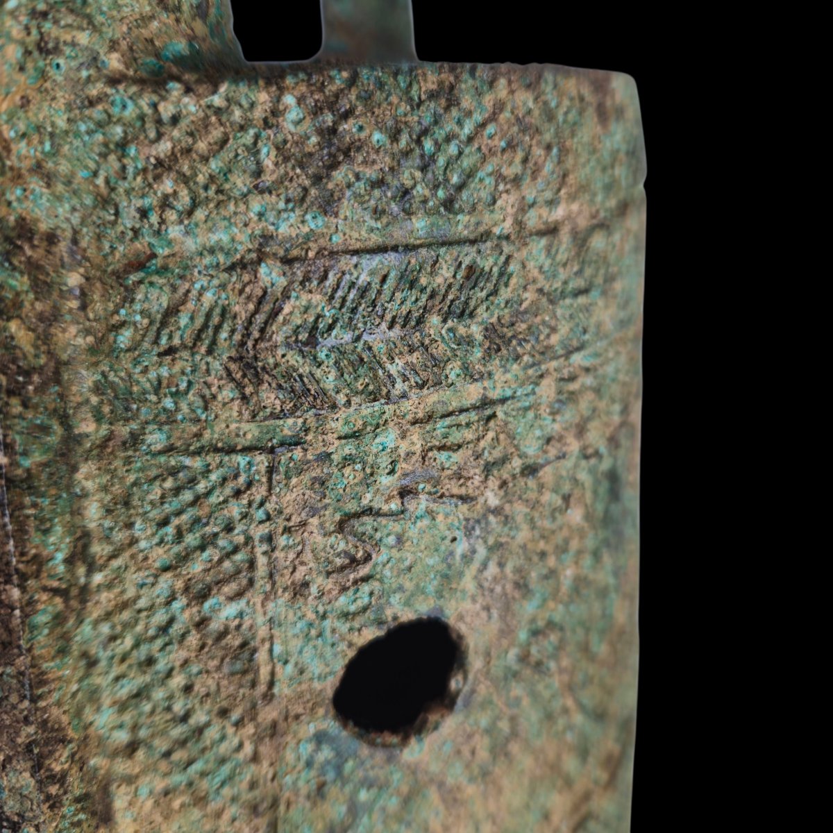 Dōtaku.ceremonial Bronze Bell From The Yayoi Period-photo-7