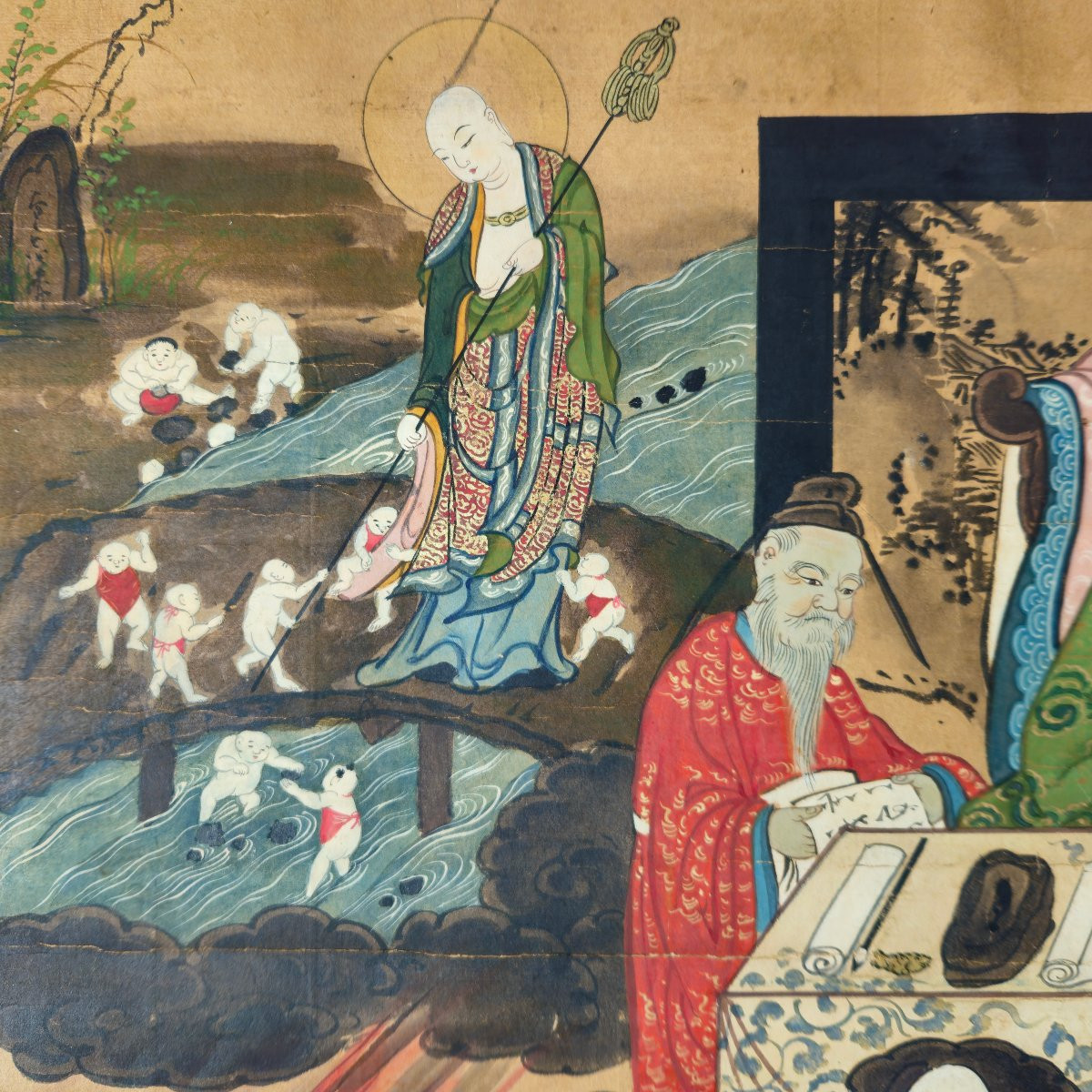 Painting On Paper Depicting The Japanese Underworld-photo-2