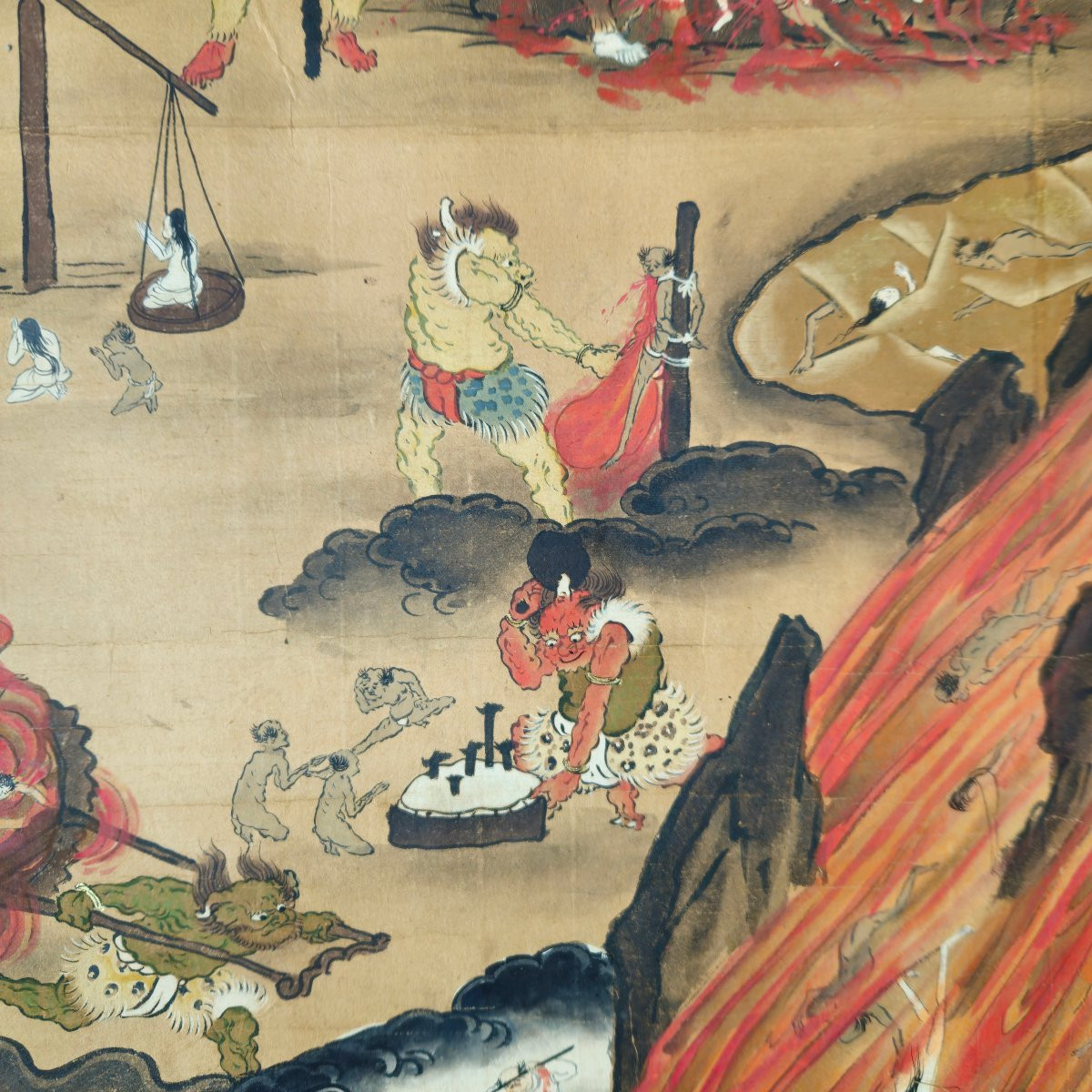 Painting On Paper Depicting The Japanese Underworld-photo-4