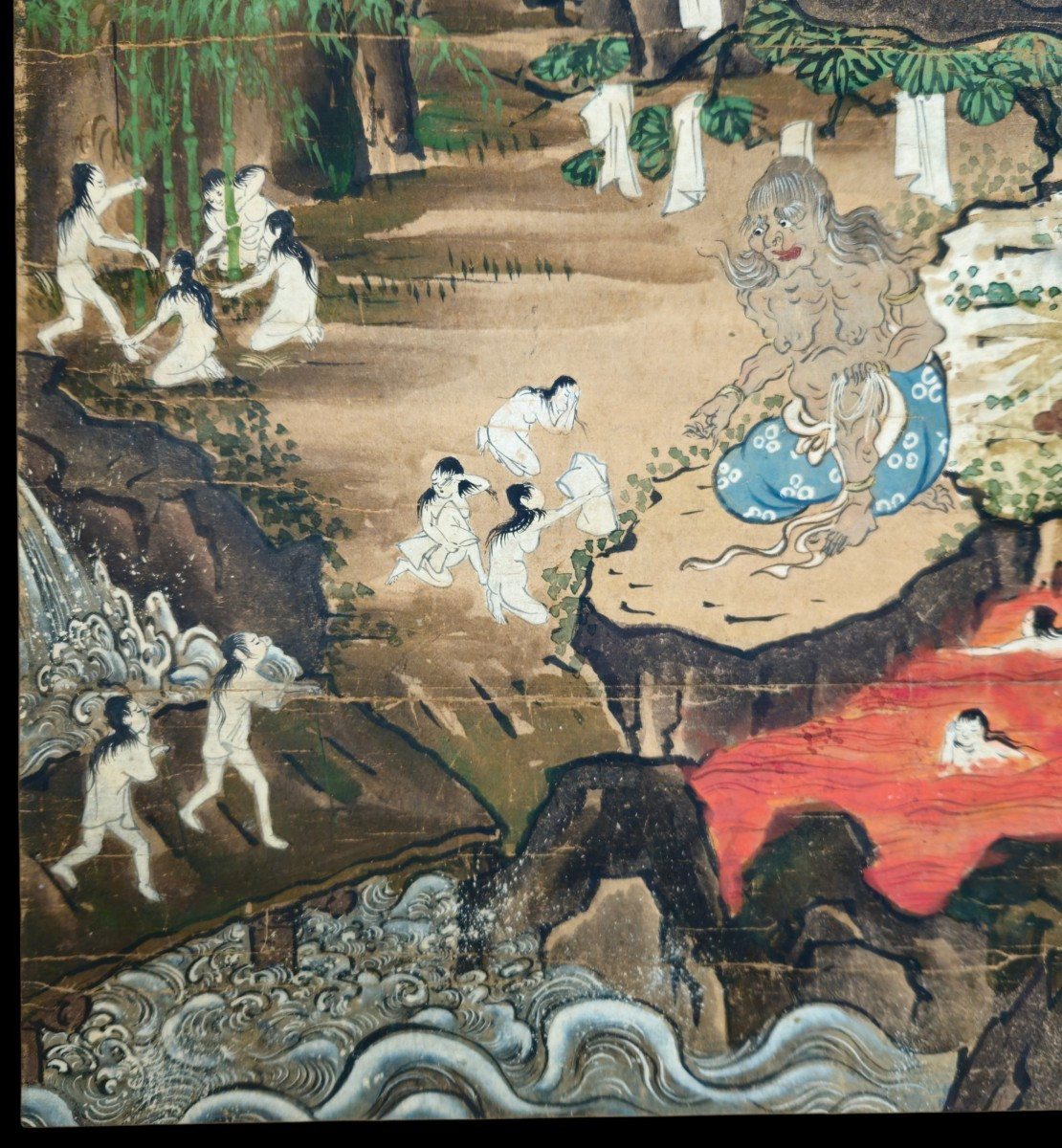 Painting On Paper Depicting The Japanese Underworld-photo-2