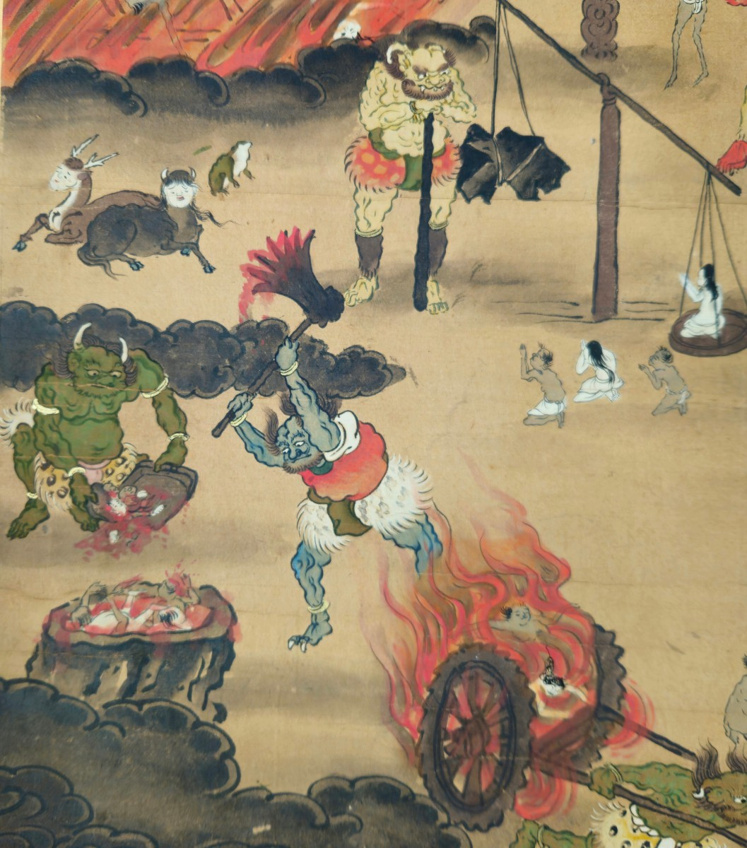 Painting On Paper Depicting The Japanese Underworld-photo-6