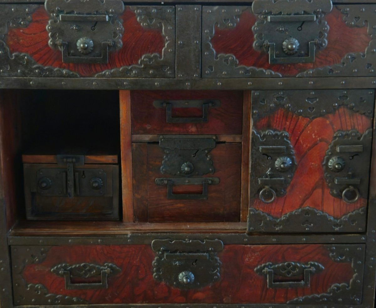 Funa dansu , coffre de navire marchand.Japon.tansu-photo-2
