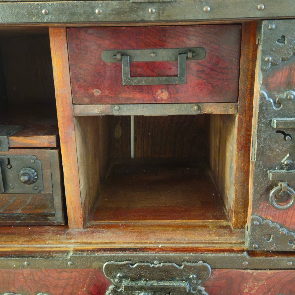 Funa dansu , coffre de navire marchand.Japon.tansu-photo-5