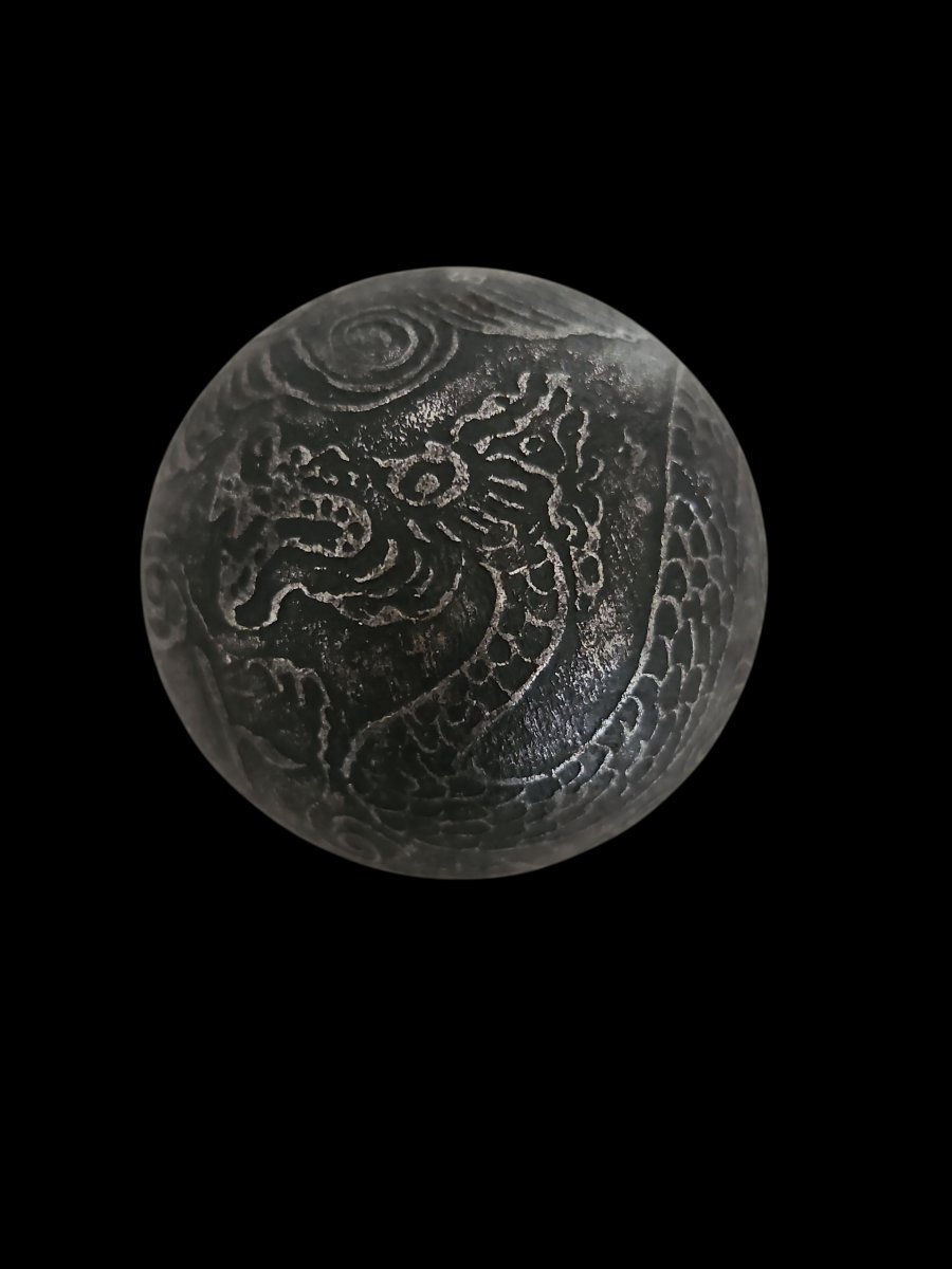 Indonesian Iron Talisman Spheres. Chinese Java-photo-2