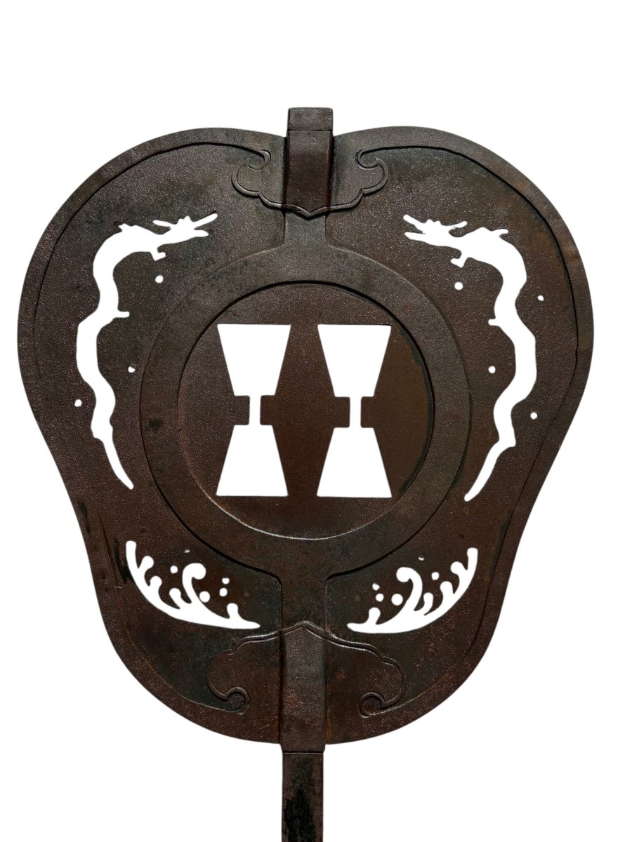 Gunbai,uchiwa ,sengoku,samurai ,clan, Kamon Japon ,katana,éventail-photo-2