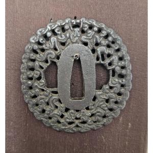 Tsuba Of The Hundred Monkeys