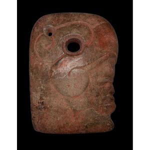 Hacha  anthropomorphe de culture Veracruz.Mexique