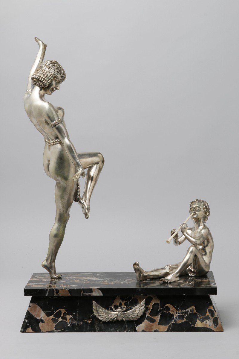 Silver Bronze By Emile Adolphe Monier (1883-1970)