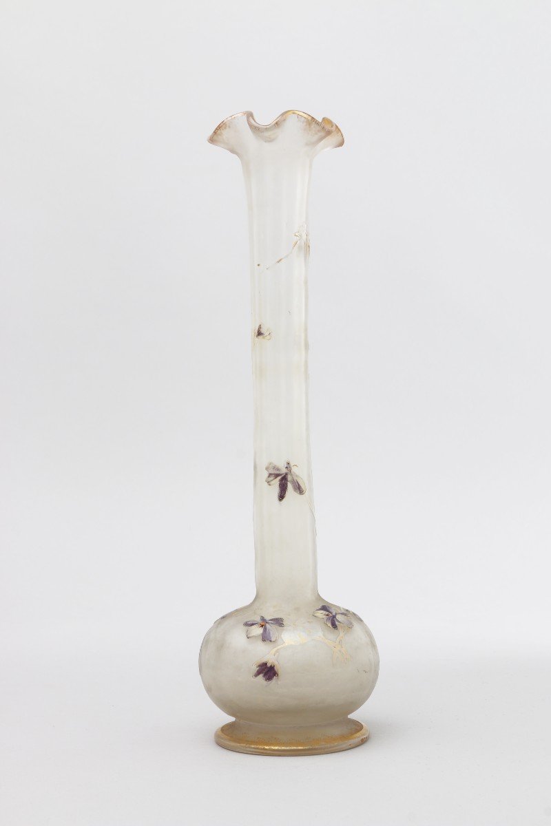 Montjoye (attribué) Vase  Soliflore