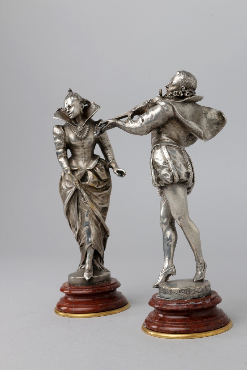 Lalouette (1826-1883) Silver Bronze-photo-3