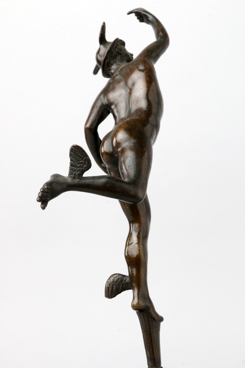 Bronze de Mercure d'après jean de Bologne-photo-3
