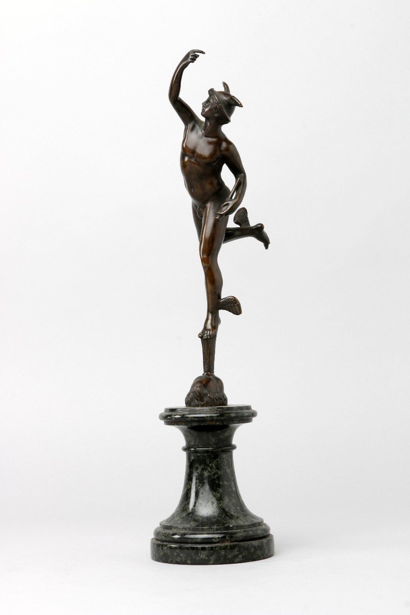 Bronze de Mercure d'après jean de Bologne-photo-1