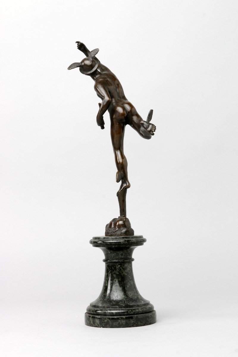 Bronze de Mercure d'après jean de Bologne-photo-3