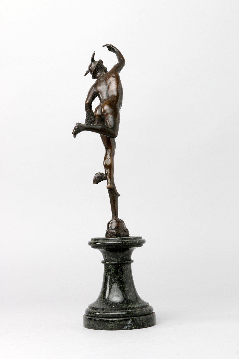 Bronze de Mercure d'après jean de Bologne-photo-4