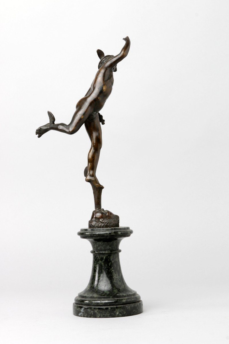 Bronze de Mercure d'après jean de Bologne-photo-5