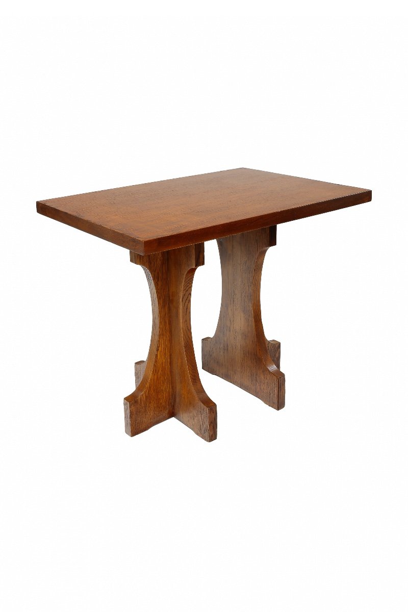 Art Deco Pedestal Table-photo-1