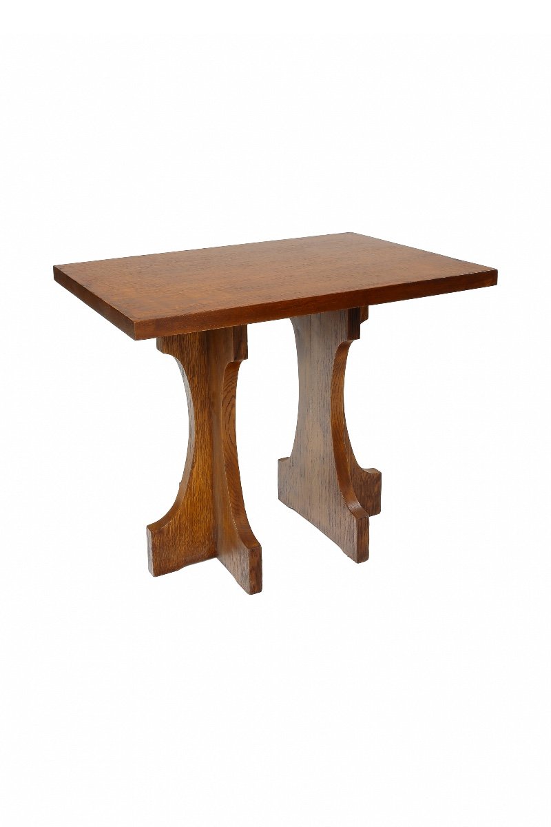 Art Deco Pedestal Table-photo-2