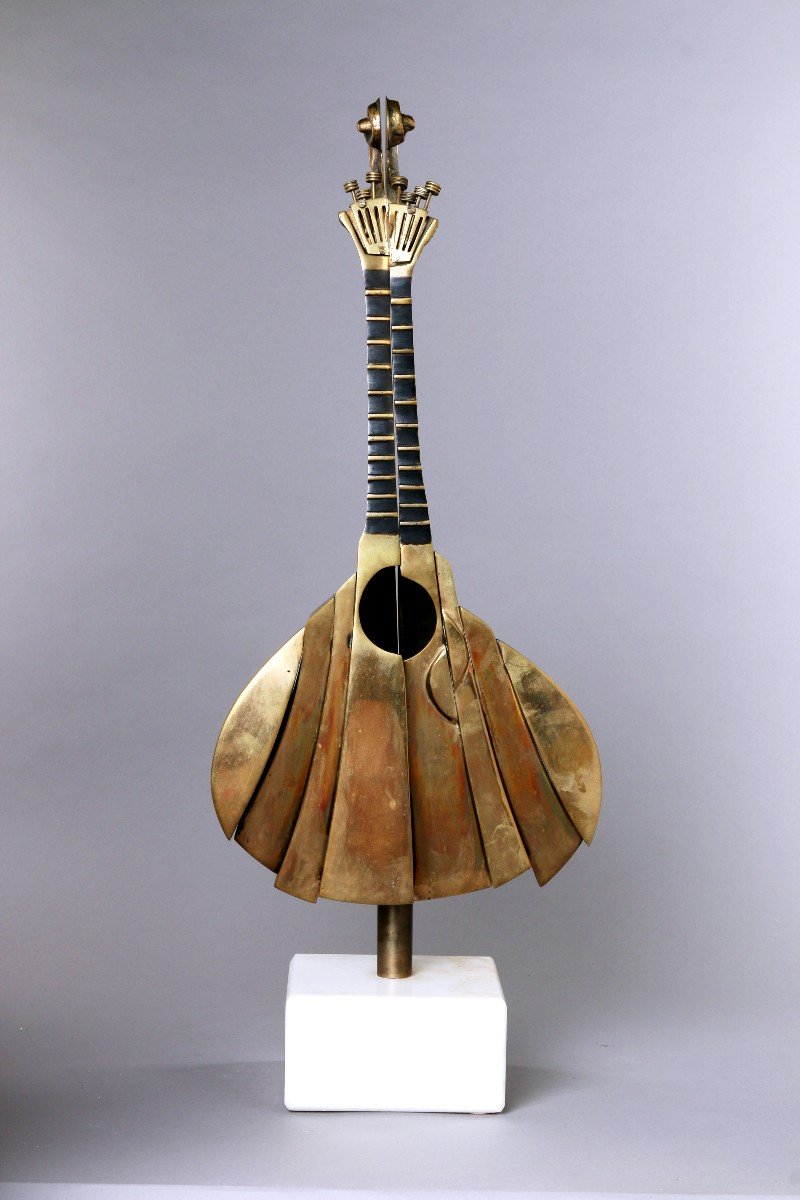 Guitare Arman avec certificat d'authenticité