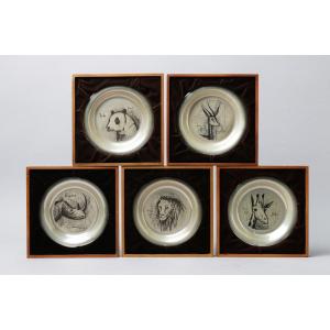 Bernard Buffet, Single Silver Plate