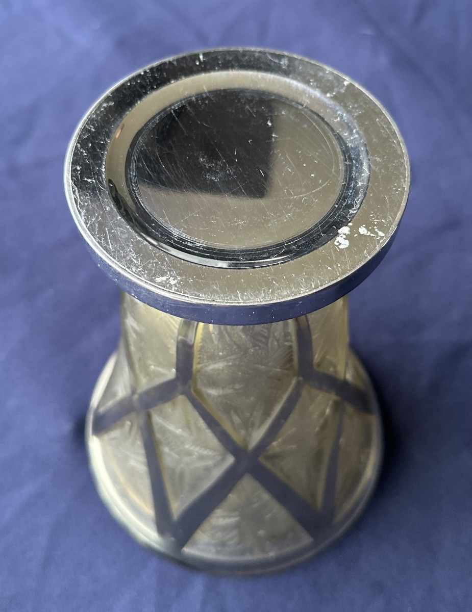 Vase en verre fumé « Verlys »-photo-2