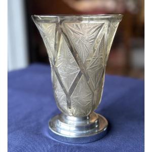 Vase en verre fumé « Verlys »