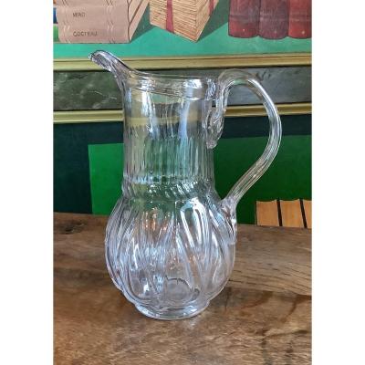 Large Glass Pitcher