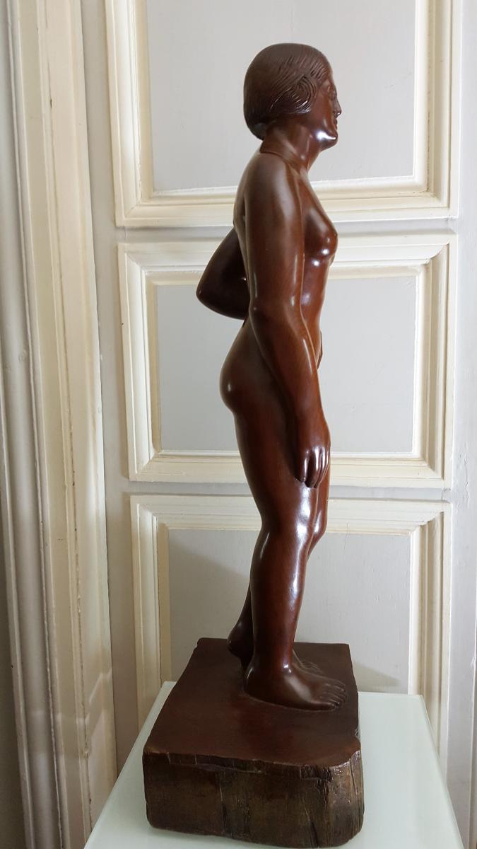 Sculpture Of Woman By H Astié-photo-2
