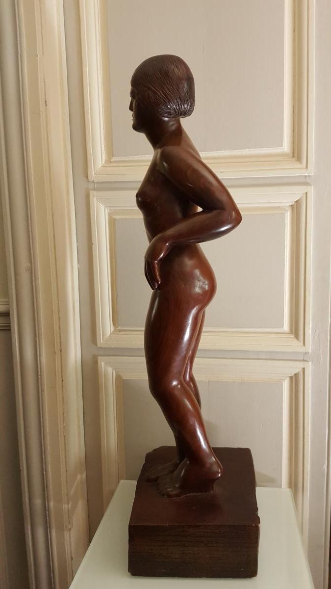 Sculpture Of Woman By H Astié-photo-4