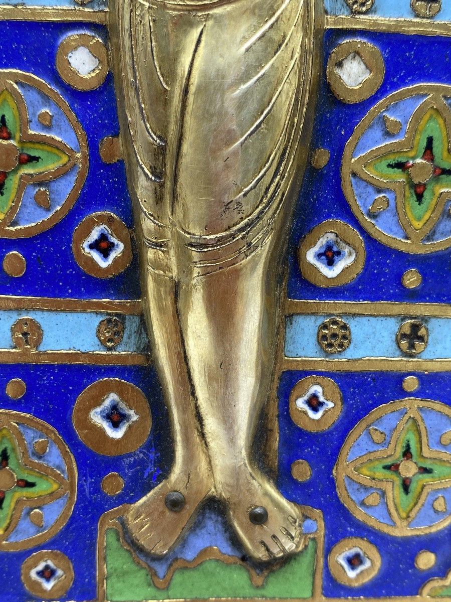 Modeste Morató Ojer (barcelona 1909-1993) Enameled Copper Plate Limoges Style High Period C-photo-7