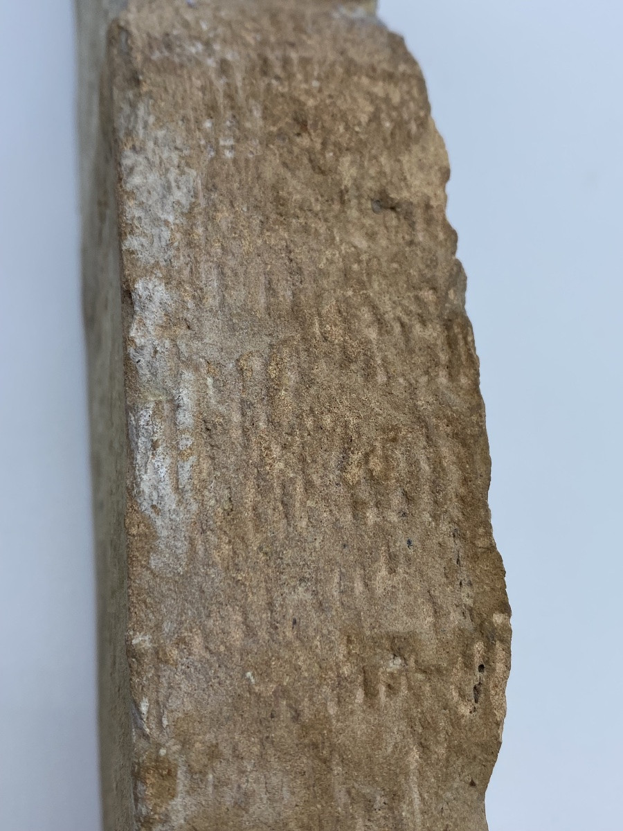 Rare Element Of A Funerary Cross From An Egyptian Coptic Byzantine Stele Vi/vii Century-photo-7