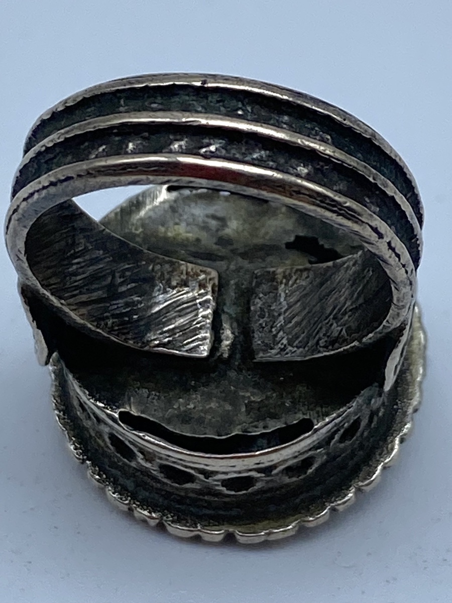 France Late Byzantine Knight's Ring In Gilded Silver From The Haute époque-photo-5