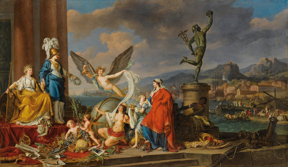 Allegory Of Europe - Anicet Charles Lemonnier (1743 - 1824)-photo-2