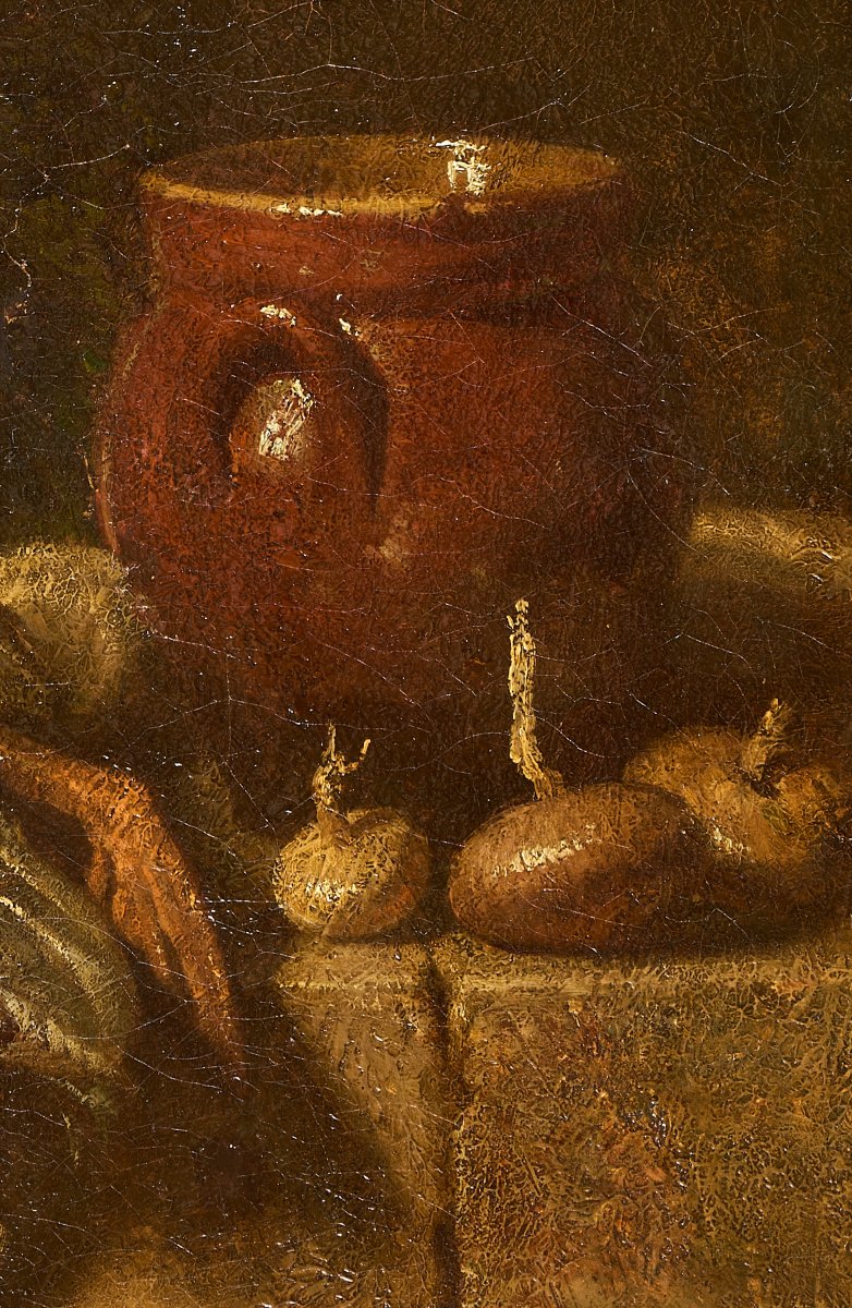 Nature Morte au gibier et pot de grès, Richard, vers 1840-photo-2