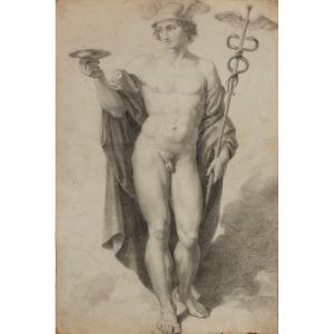 Italian School, Circa 1800, Mercury Offering The Cup Of Immortality To Psyche, After Raphael