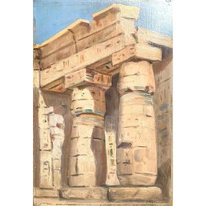 Vue du Temple de Karnak, F. Anastasiadis, vers 1930.