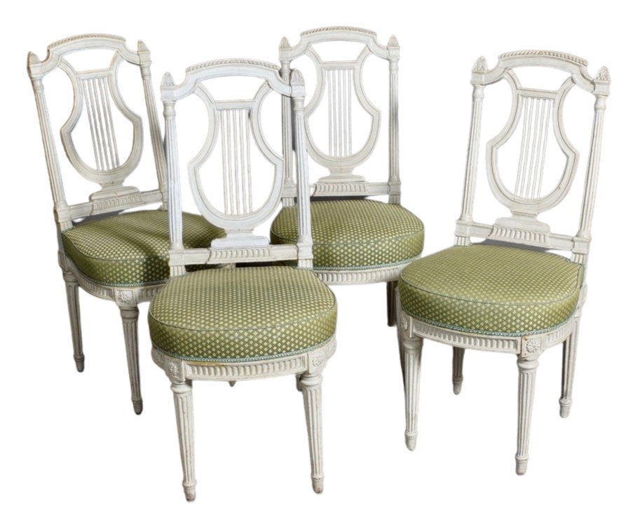 Quatre Chaises De Henri Jacob