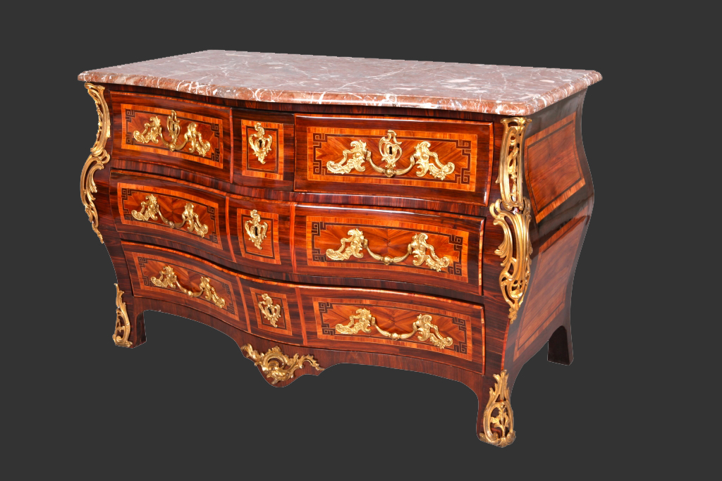 Louis XV Commode Stamped L. Aubry-photo-2