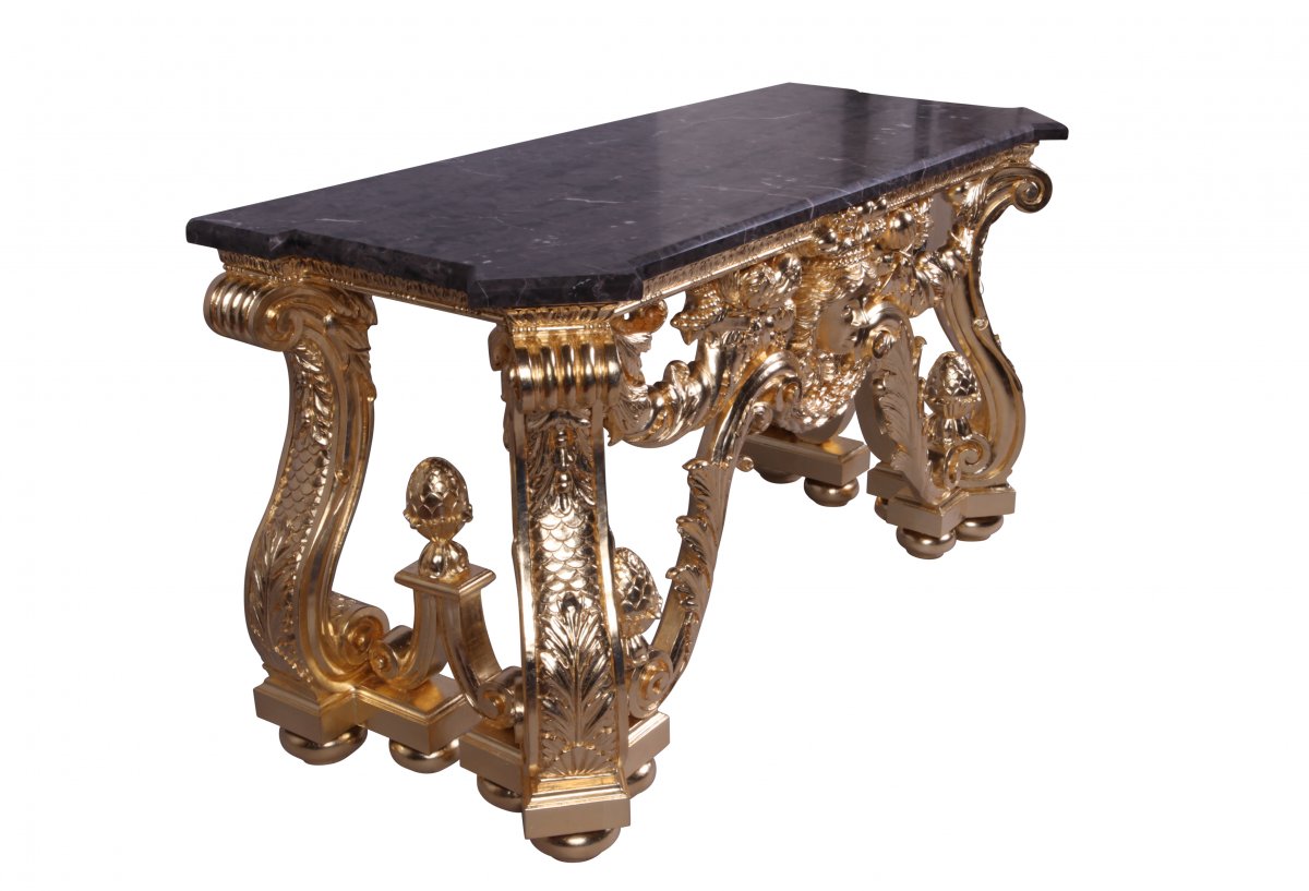 Console In Golden Wood Say -photo-1