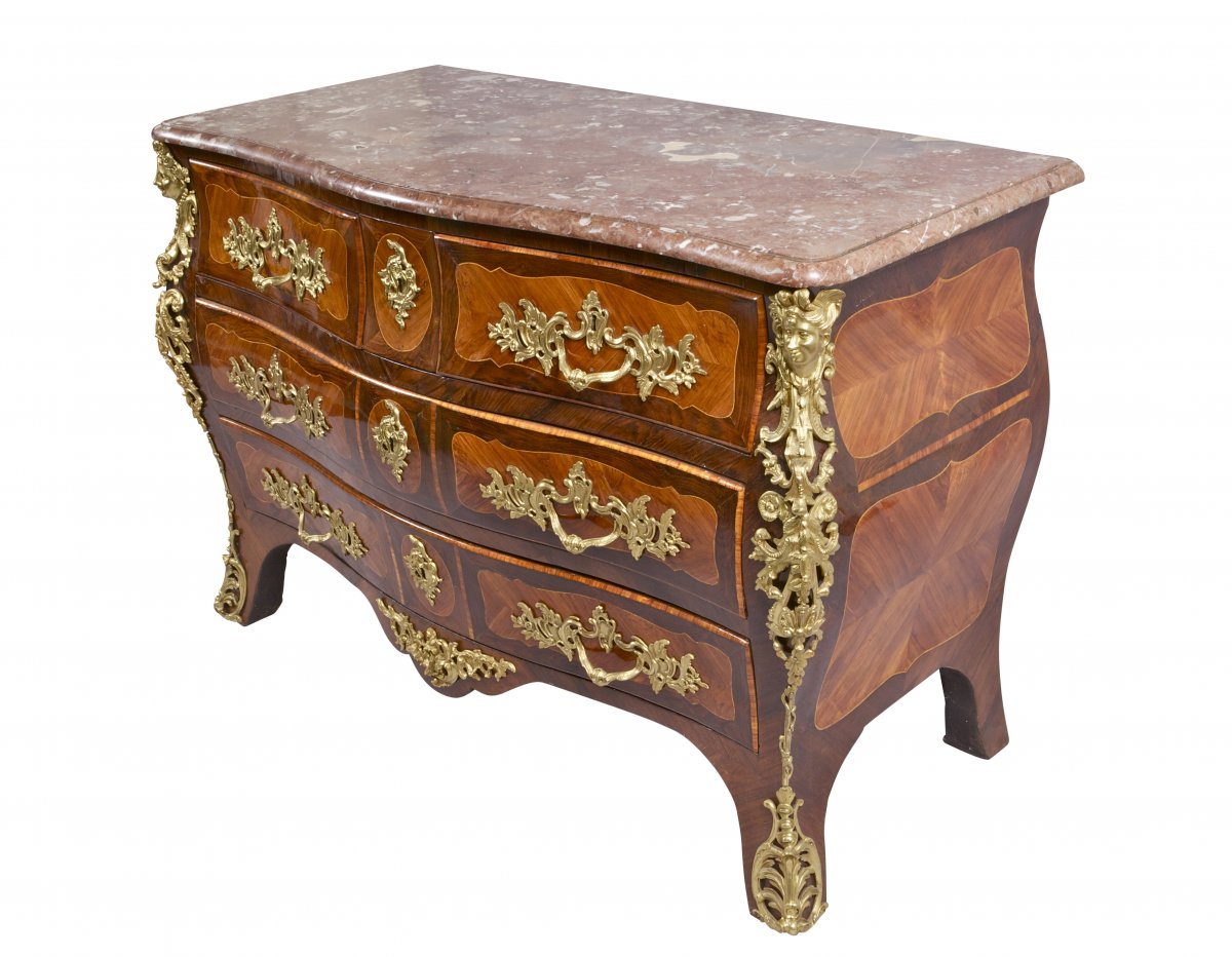 Commode Louis XV Aux Espagnolettes-photo-4