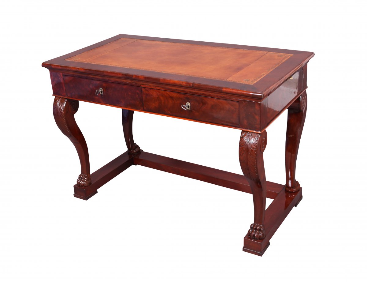 Small Flat Bureau Empire Period-photo-3