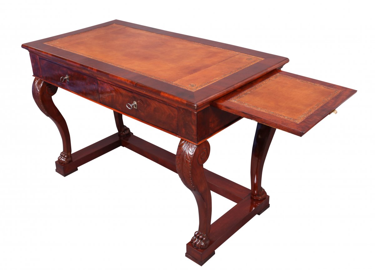 Small Flat Bureau Empire Period-photo-4