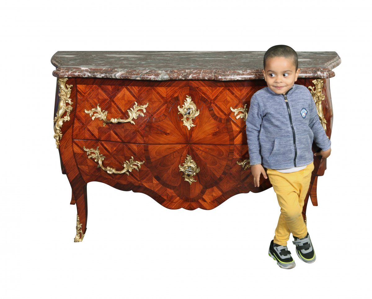 Commode Sauteuse De Style Louis XV-photo-4