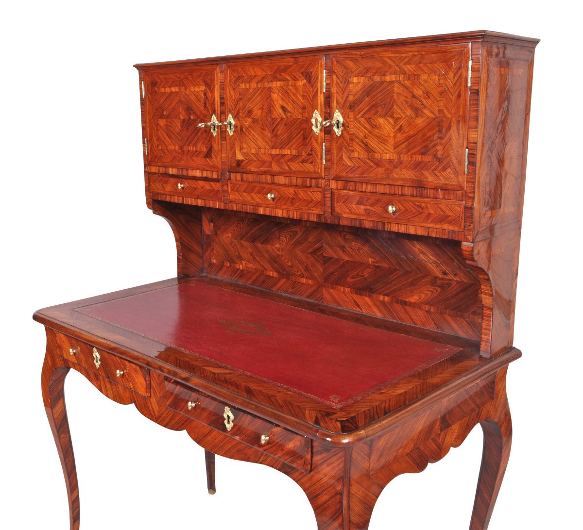 Bureau De Dame à Gradin, Louis XV-photo-4