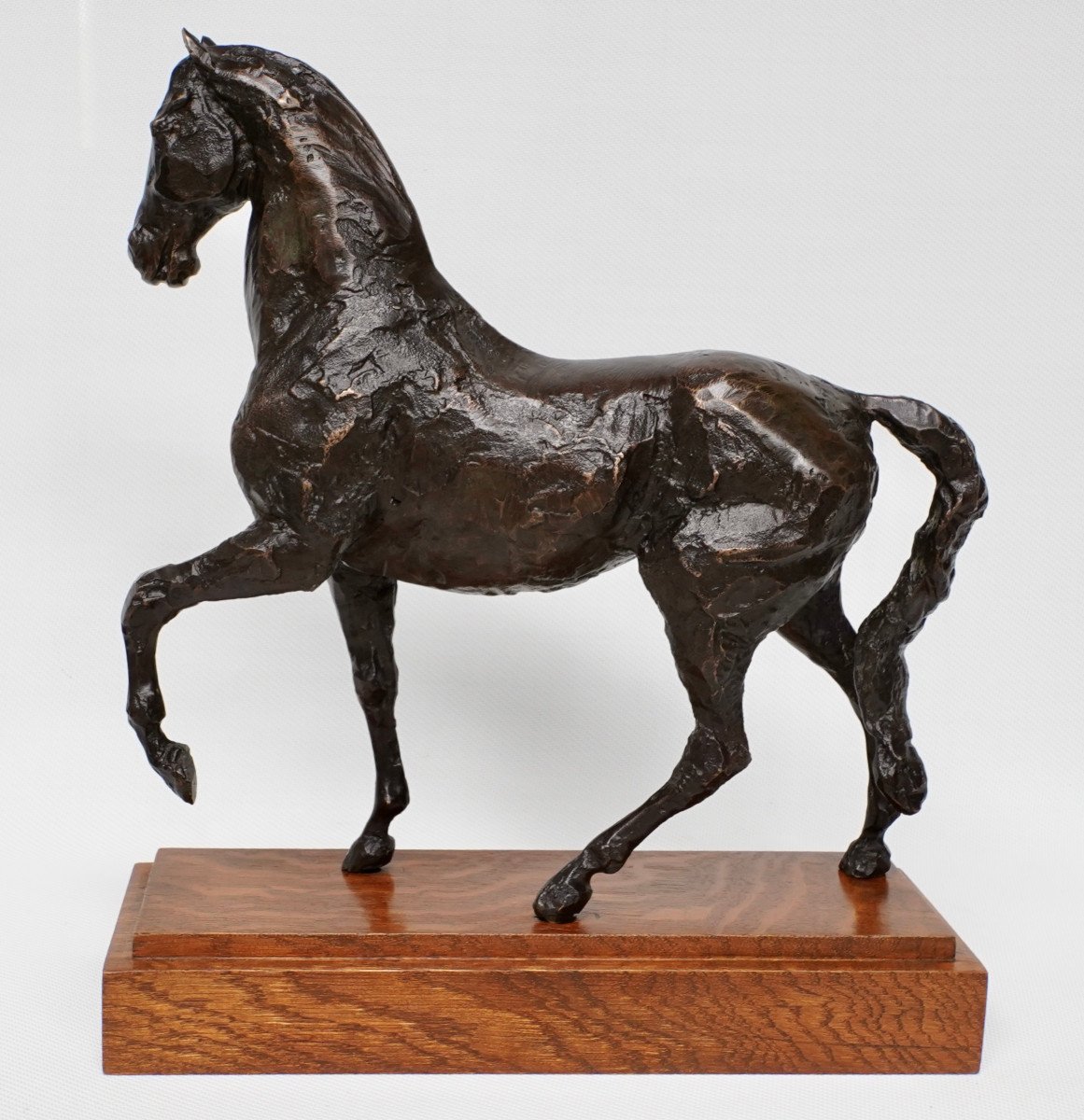 « Cheval De Guerre » Bronze-photo-2