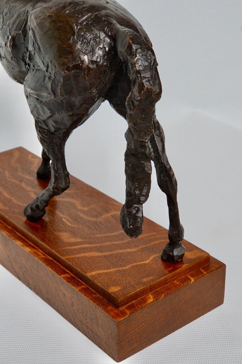 « Cheval De Guerre » Bronze-photo-3