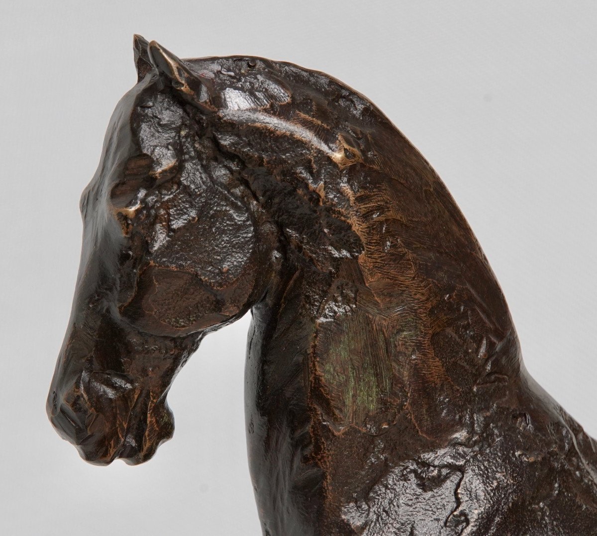 « Cheval De Guerre » Bronze-photo-5