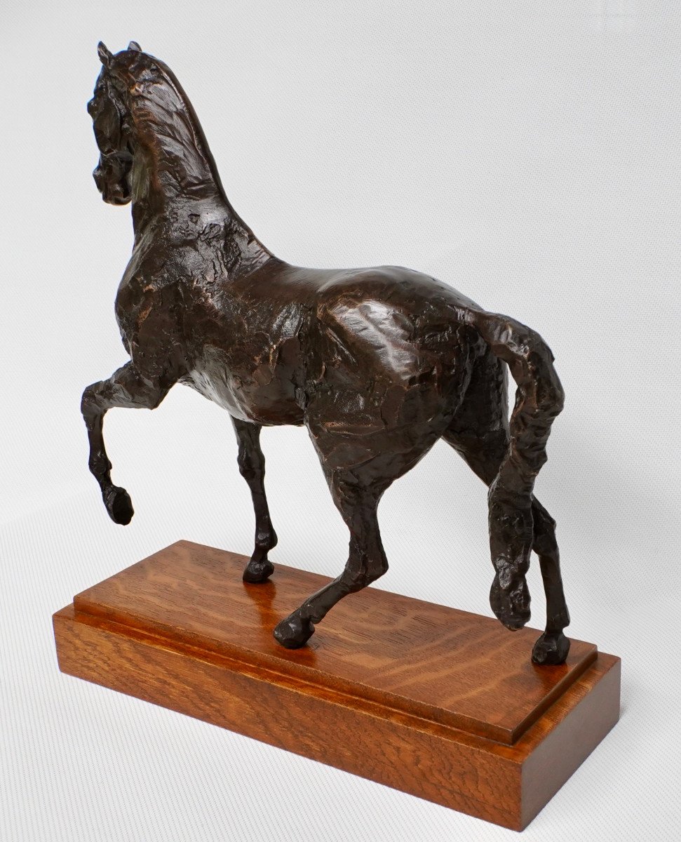 « Cheval De Guerre » Bronze-photo-7